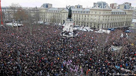 В Париже начался Марш единства