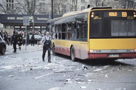 В центре Варшавы произошел взрыв. Есть пострадавшие