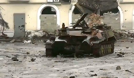 Бойцы Нацгвардии уничтожили 17 боевиков, Урал и БМП боевиков 