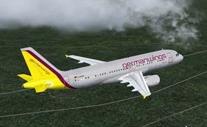 Пассажирский самолет разбился в Альпах