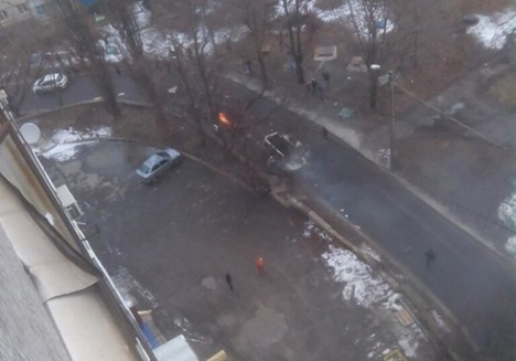 В Харькове взорвалось авто командира спецбатальона "Слобожанщина"