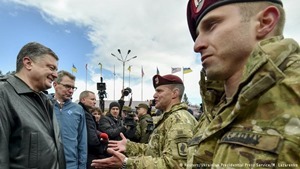 Порошенко открыл украинско-американские военные учения