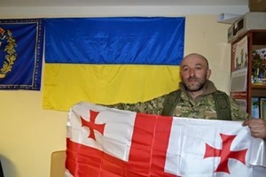В боях под Широкино погиб грузинский боец полка «Азов»