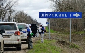 На Донбассе наблюдатели ОБСЕ трижды попали под обстрел 