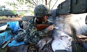 В Крымском из-за  минометного обстрела боевиков ранен мирный житель 