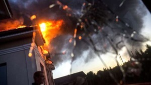 В Трехизбенке в результате минометного обстрела загорелся тубдиспансер
