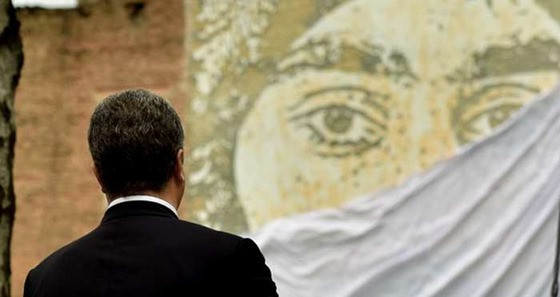 Порошенко посетил церемонию открытия фрески Нигояну