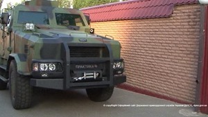 Пограничники начали тестовые испытания в зоне АТО бронеавтомобиля Козак-2