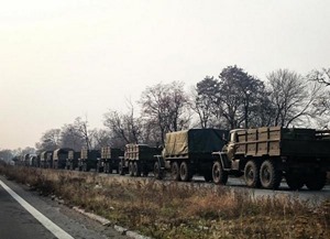 СМИ: На Донбасс зашли три колонны военной техники из РФ