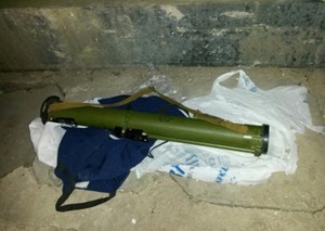 На трассе проезда кортежа Яценюка обнаружили гранатомет