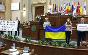 Делеганты из Украины сорвали выступление спикера Госдумы РФ в ПАЧЭС 