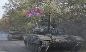 В Донецке украинская разведка обнаружила колонну танков боевиков