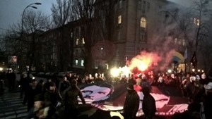 В Киеве прошел марш в поддержку подозреваемых в убийстве Бузины