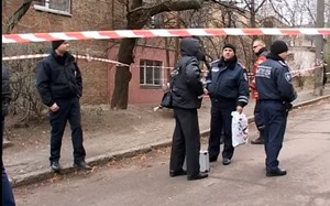 В Сети появилось видео с места взрыва в Киеве