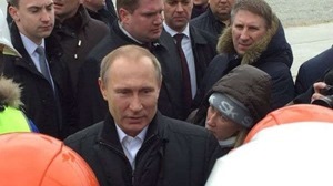 МИД выразил протест против визита Путина в оккупированный Крым